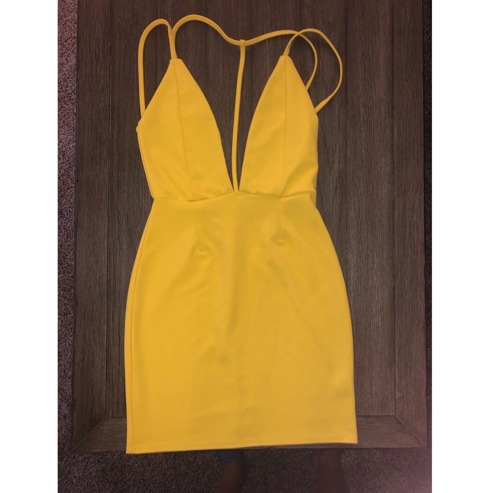 Misguided Yellow Dress
